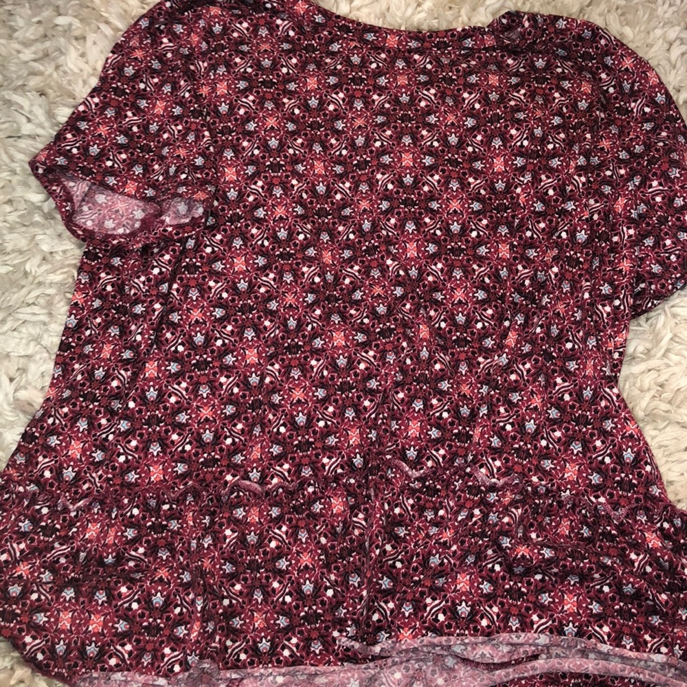 Pattered Lose Blouse